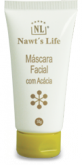 Máscara facial com acácia